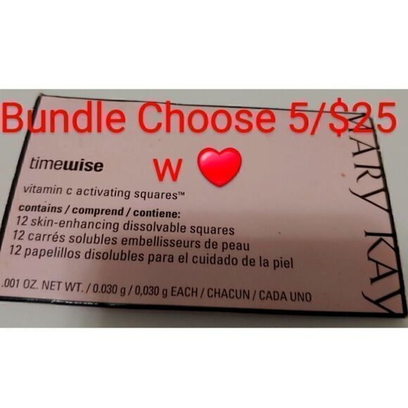 Mary Kay Cosmetics Vitamin C Activating Squares NWOT - Picture 1 of 6
